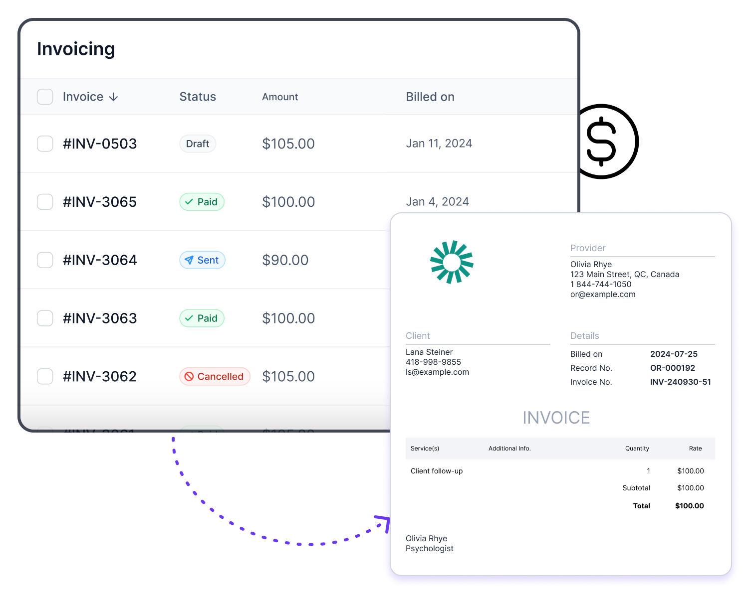 Efficient Invoice Tracking
