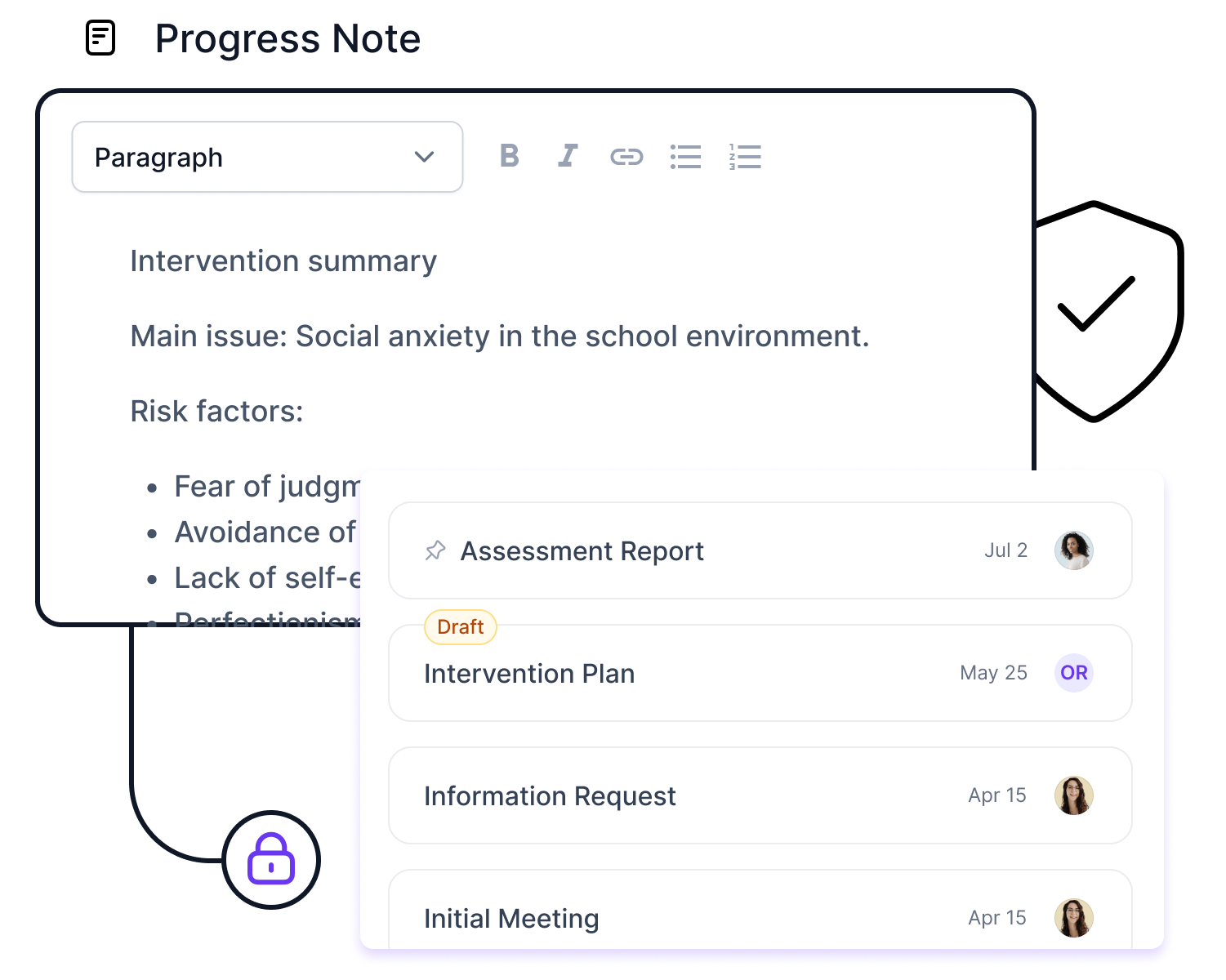 Secure Writing Space